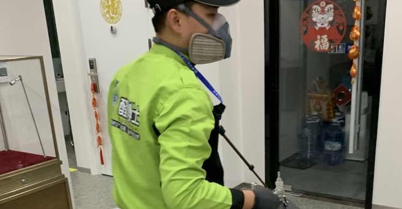 湟中招商银行除甲醛现场